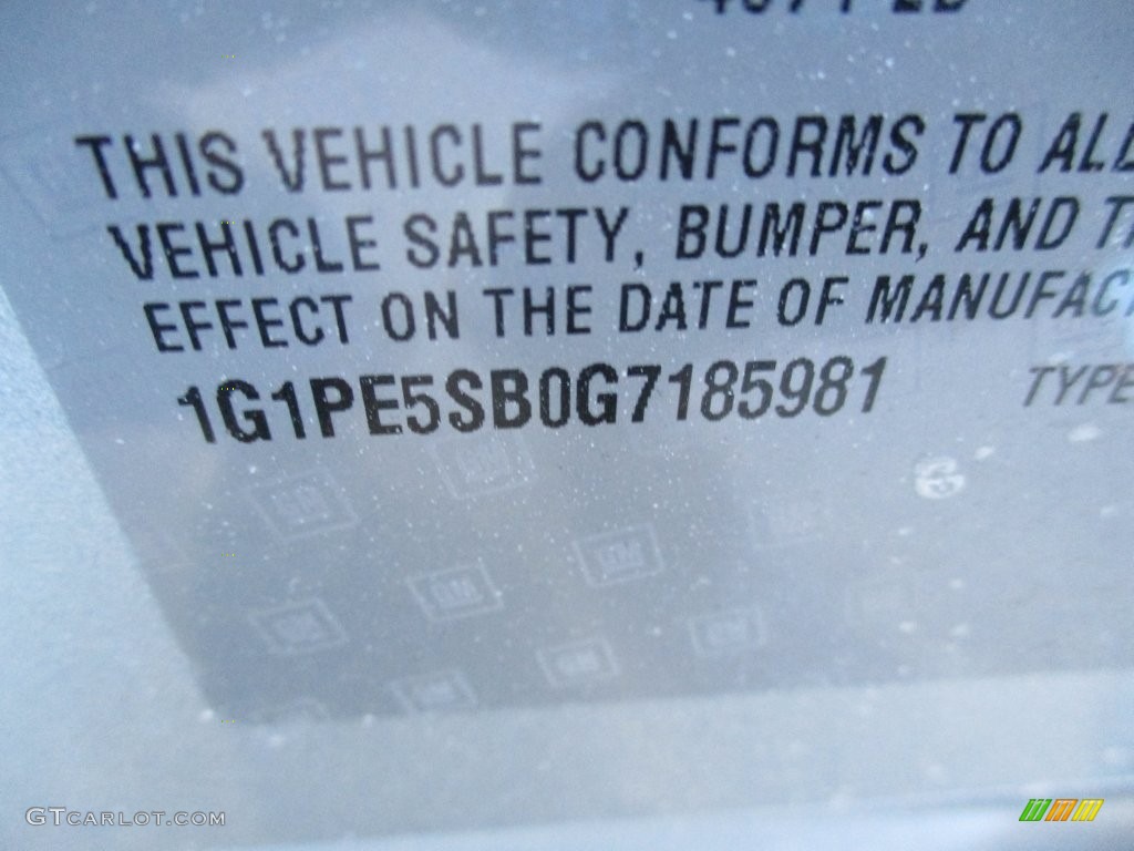 2016 Cruze Limited LT - Silver Ice Metallic / Jet Black photo #19