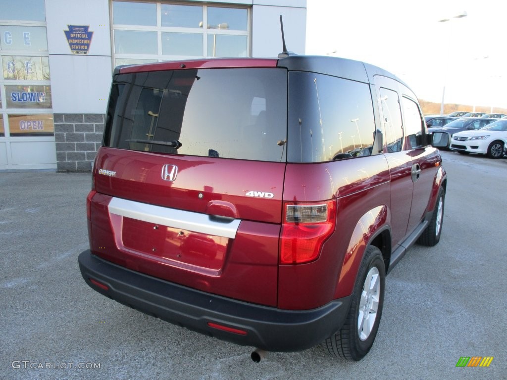 2011 Element EX 4WD - Tango Red Pearl / Gray photo #17