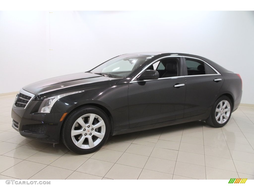 2013 ATS 2.0L Turbo AWD - Black Diamond Tricoat / Jet Black/Jet Black Accents photo #3