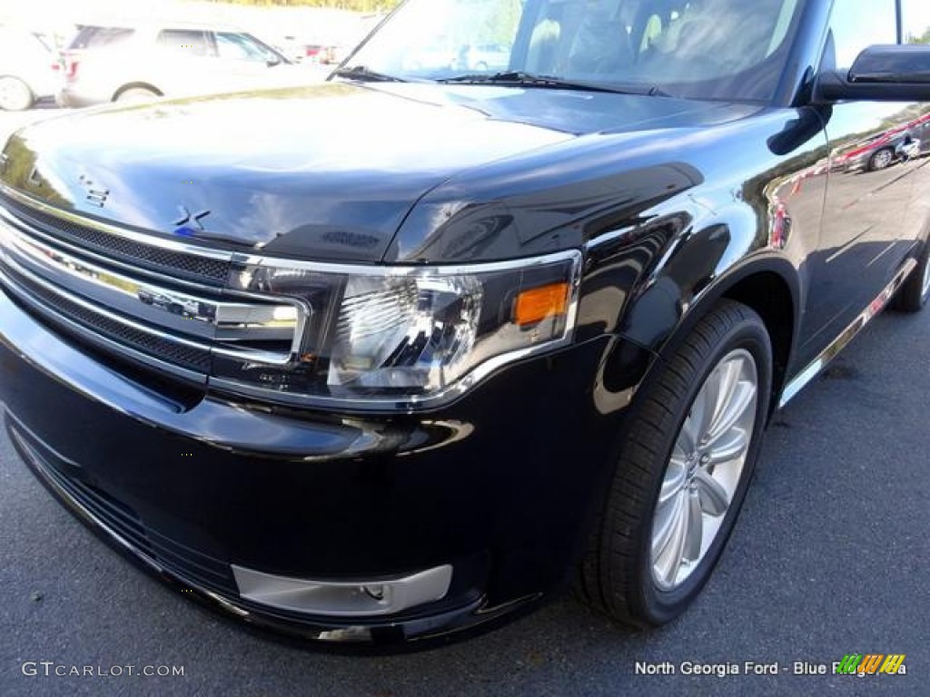 2015 Flex SEL AWD - Tuxedo Black Metallic / Charcoal Black photo #37