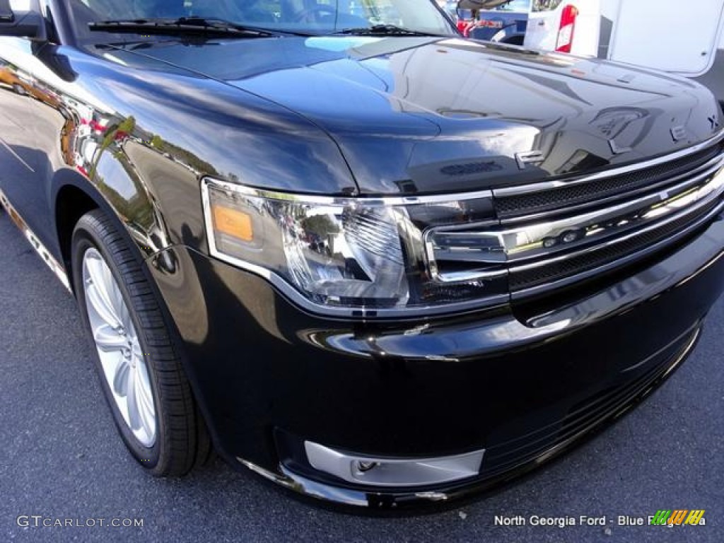 2015 Flex SEL AWD - Tuxedo Black Metallic / Charcoal Black photo #38