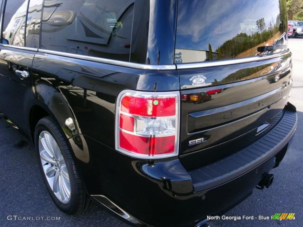 2015 Flex SEL AWD - Tuxedo Black Metallic / Charcoal Black photo #40