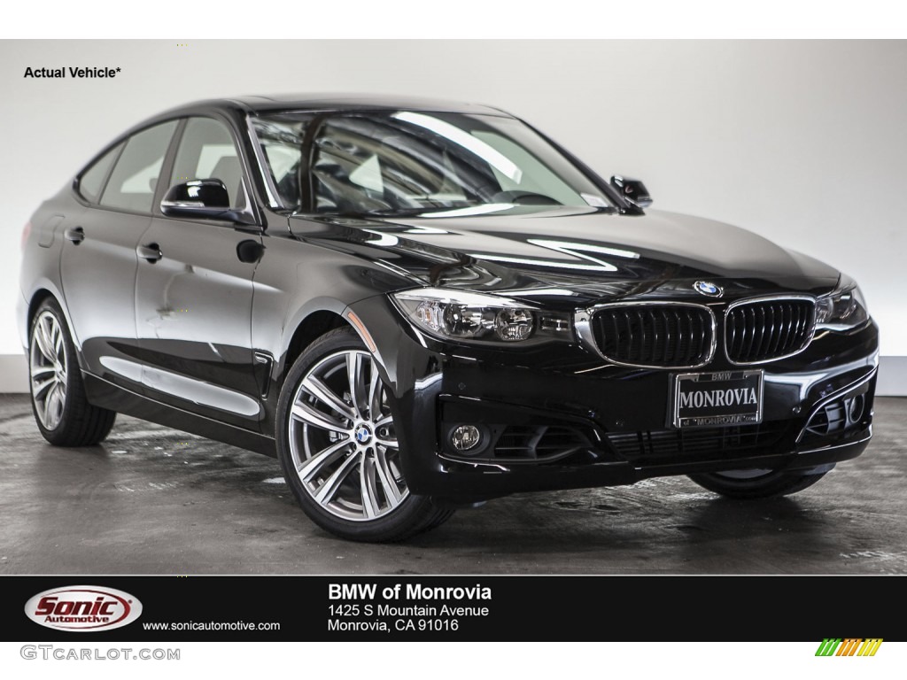 2016 3 Series 328i xDrive Gran Turismo - Jet Black / Black photo #1