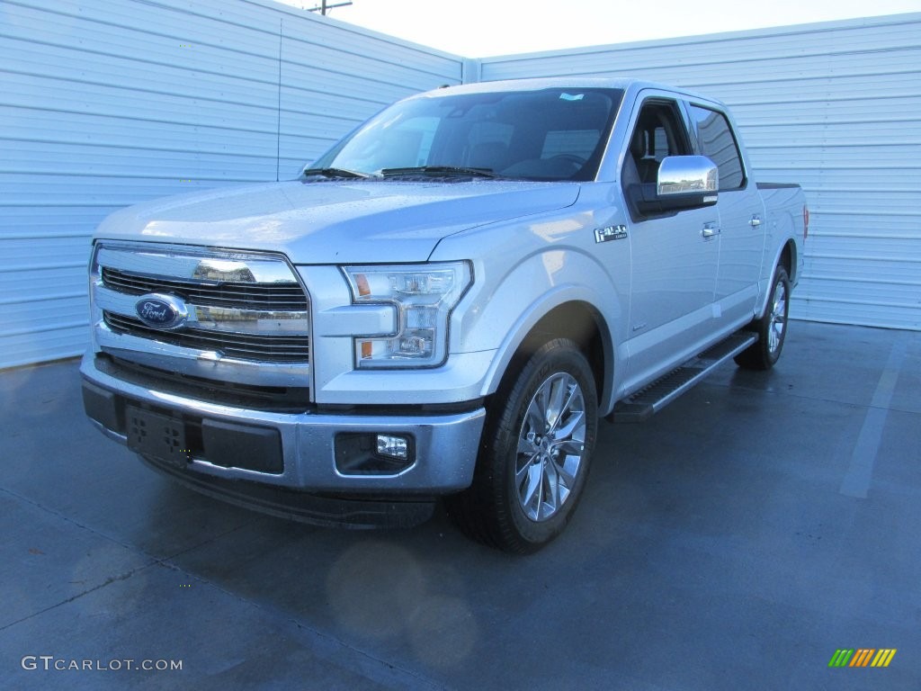 2016 F150 Lariat SuperCrew - Ingot Silver / Black photo #7