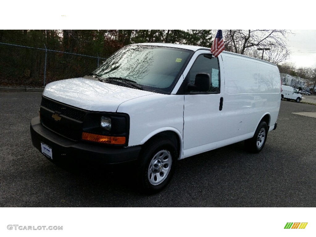 2014 Express 1500 Cargo WT - Summit White / Medium Pewter photo #3