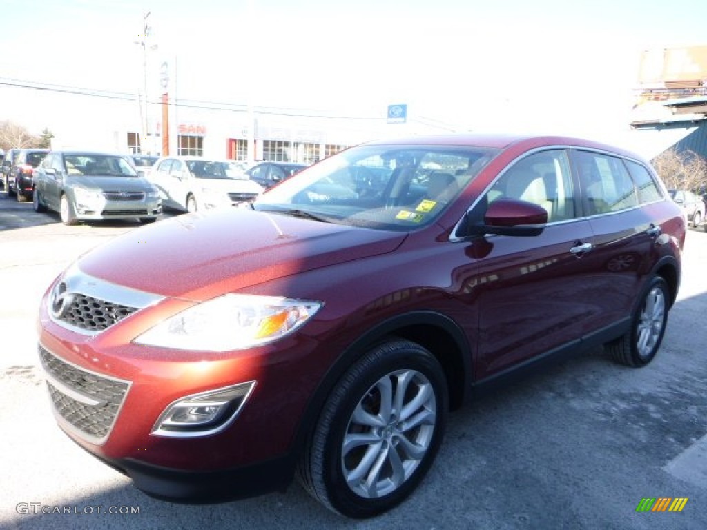 2012 CX-9 Grand Touring AWD - Copper Red Mica / Sand photo #12