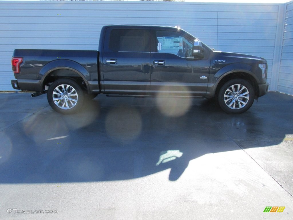 2016 F150 King Ranch SuperCrew - Blue Jeans / King Ranch Java photo #3