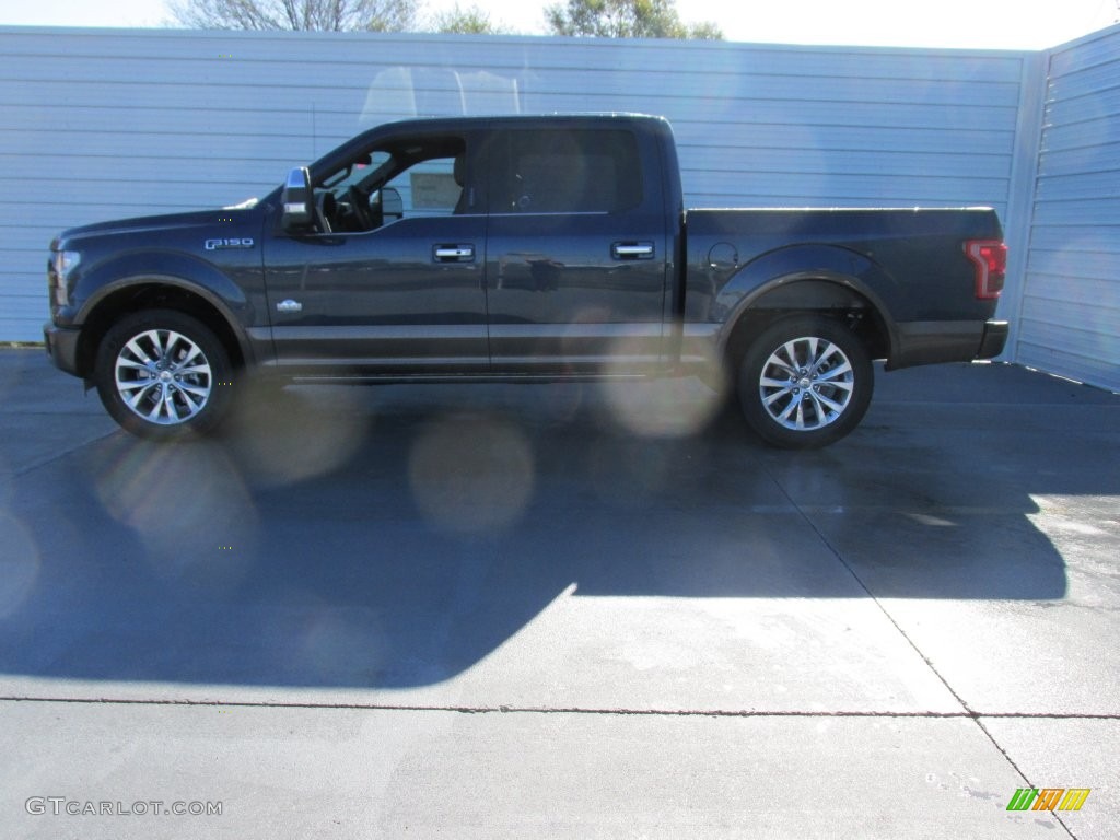 2016 F150 King Ranch SuperCrew - Blue Jeans / King Ranch Java photo #6