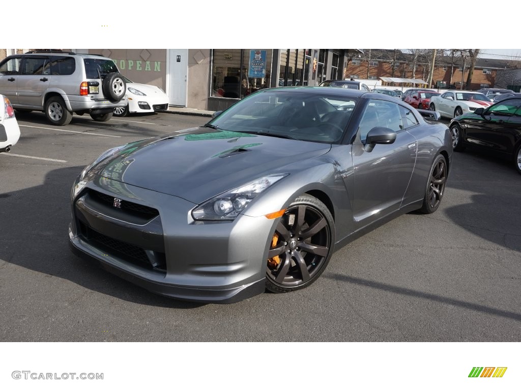 2010 GT-R Premium - Gun Metallic / Black photo #1