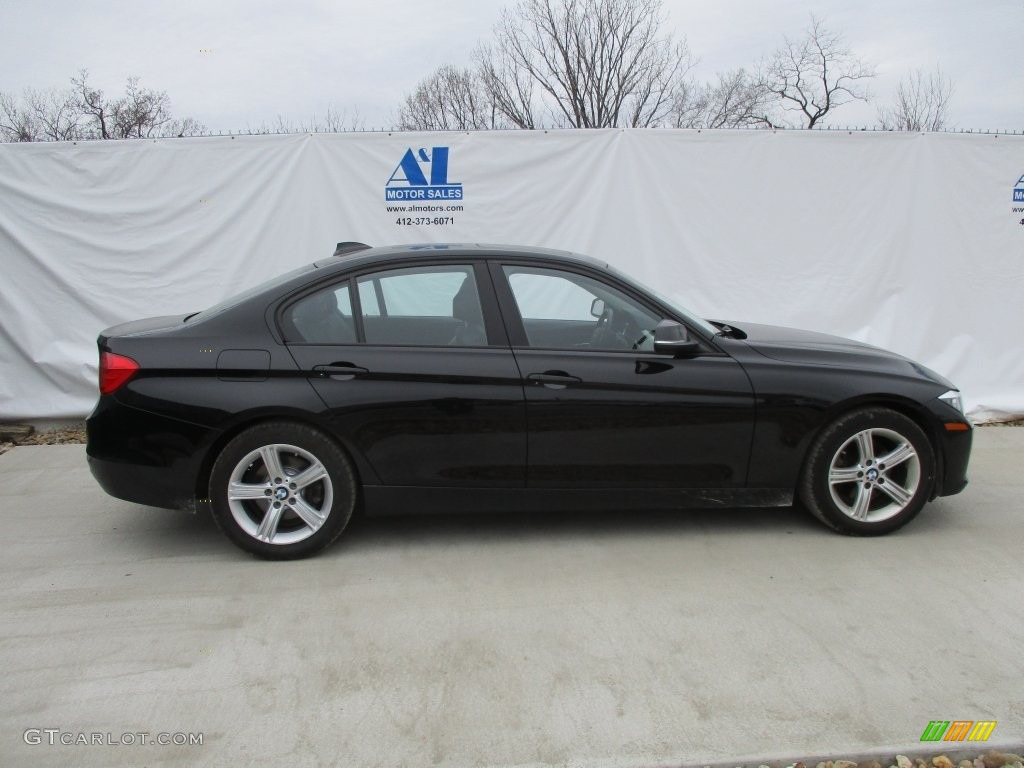 2013 3 Series 328i xDrive Sedan - Jet Black / Black photo #2