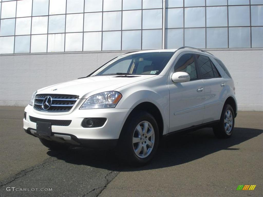 2007 ML 320 CDI 4Matic - Alabaster White / Macadamia photo #1