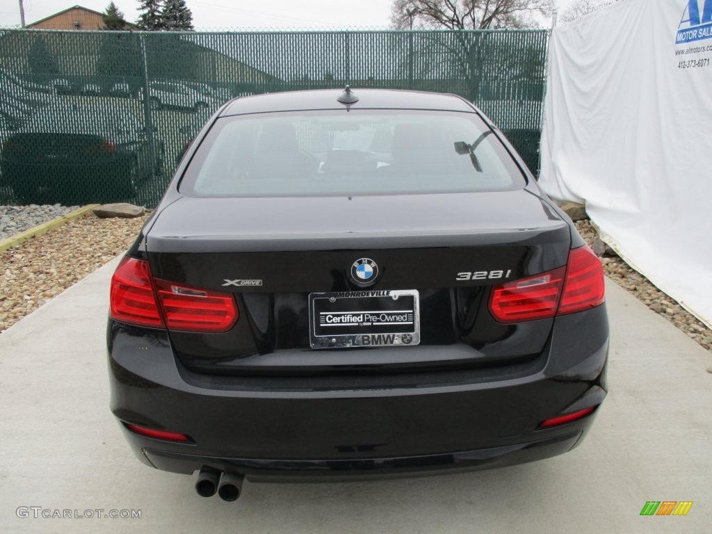 2013 3 Series 328i xDrive Sedan - Jet Black / Black photo #9