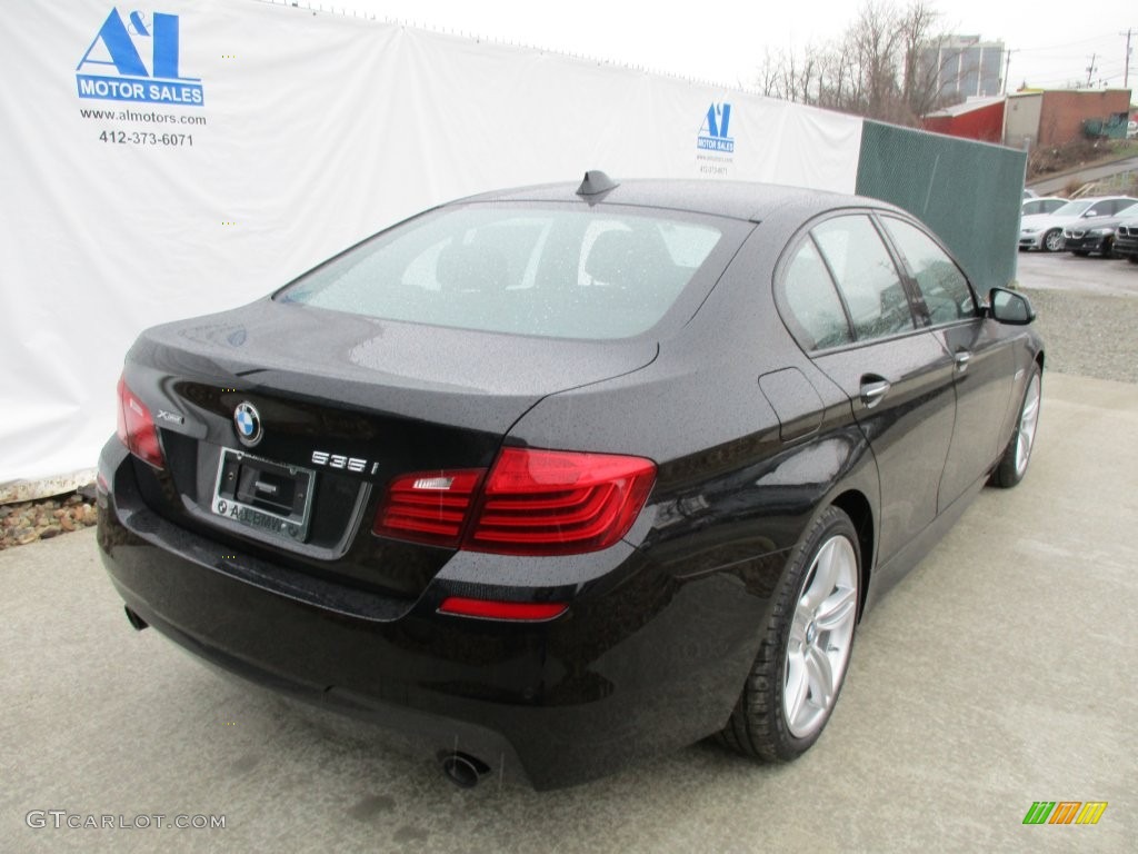 2016 5 Series 535i xDrive Sedan - Jet Black / Black photo #4