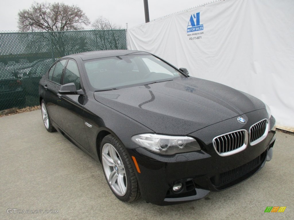 2016 5 Series 535i xDrive Sedan - Jet Black / Black photo #5