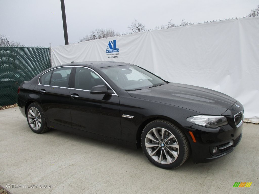 2016 5 Series 528i xDrive Sedan - Jet Black / Black photo #1