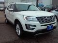 2016 White Platinum Metallic Tri-Coat Ford Explorer Limited  photo #1