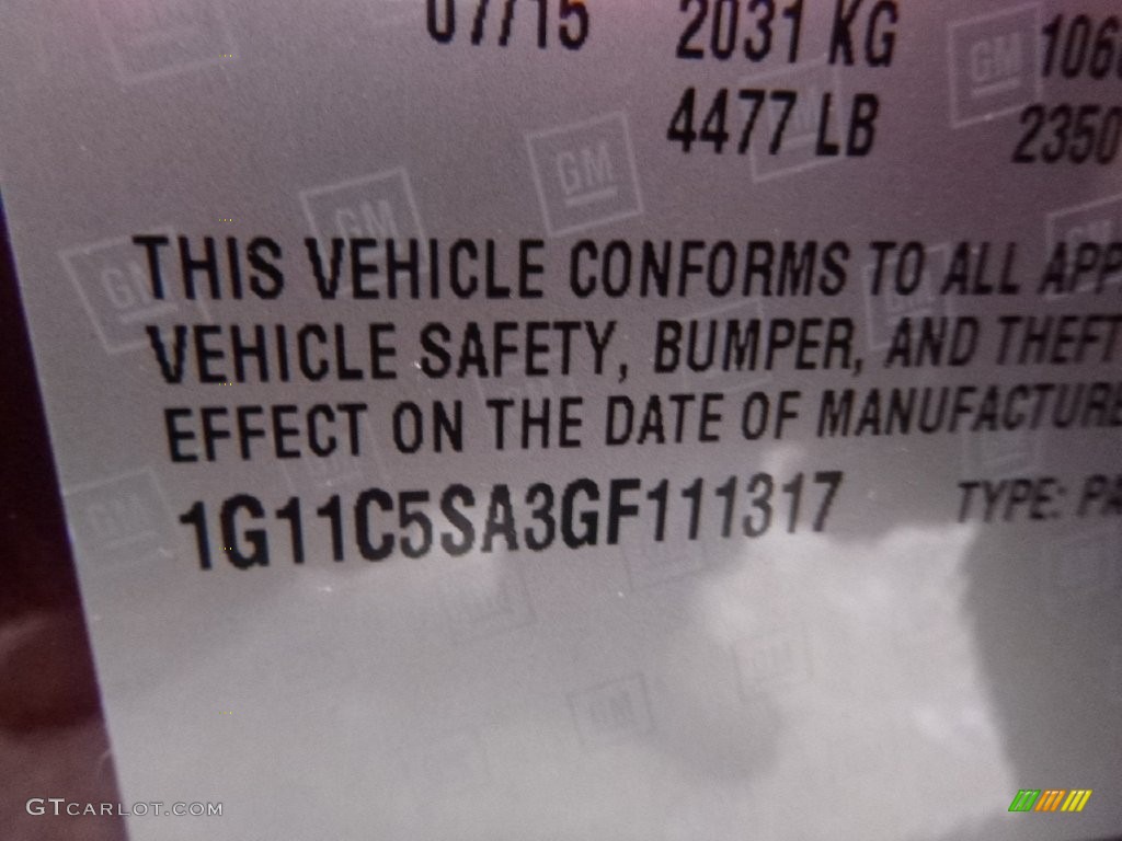 2016 Malibu Limited LT - Butte Red Metallic / Cocoa/Light Neutral photo #15