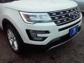 2016 White Platinum Metallic Tri-Coat Ford Explorer Limited  photo #3