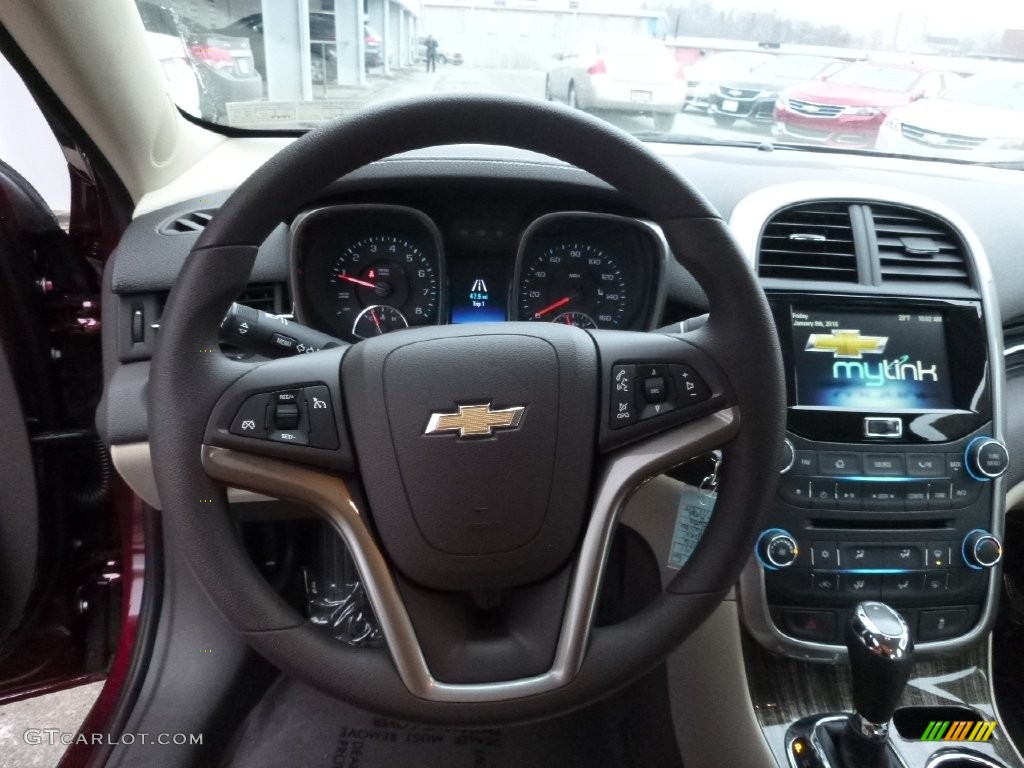 2016 Malibu Limited LT - Butte Red Metallic / Cocoa/Light Neutral photo #17