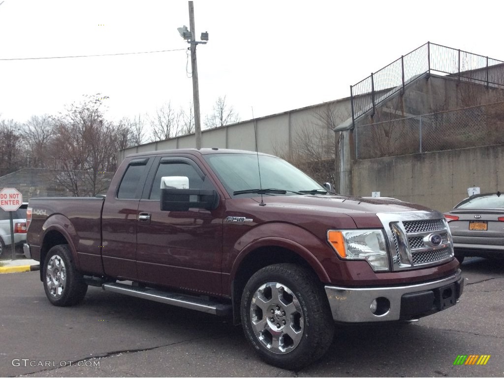 Royal Red Metallic 2010 Ford F150 XLT SuperCab 4x4 Exterior Photo #109951958