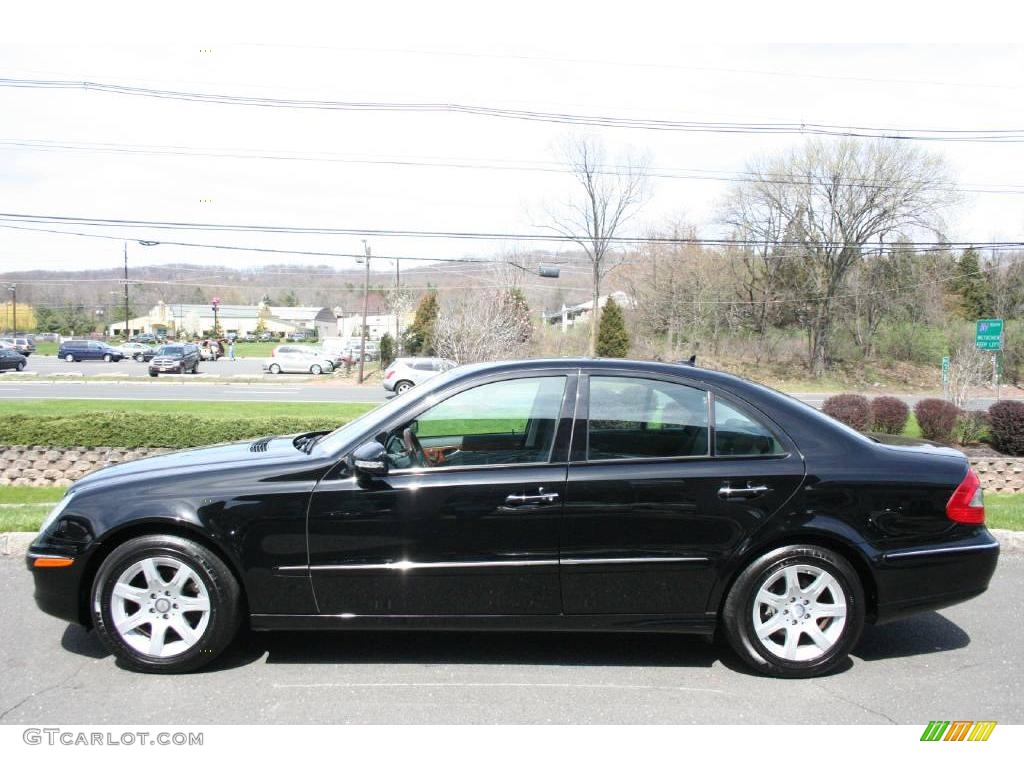 2008 E 320 BlueTEC Sedan - Black / Black photo #5