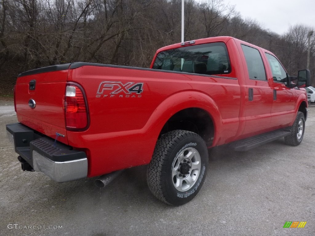 2016 F250 Super Duty XL Crew Cab 4x4 - Race Red / Steel photo #4