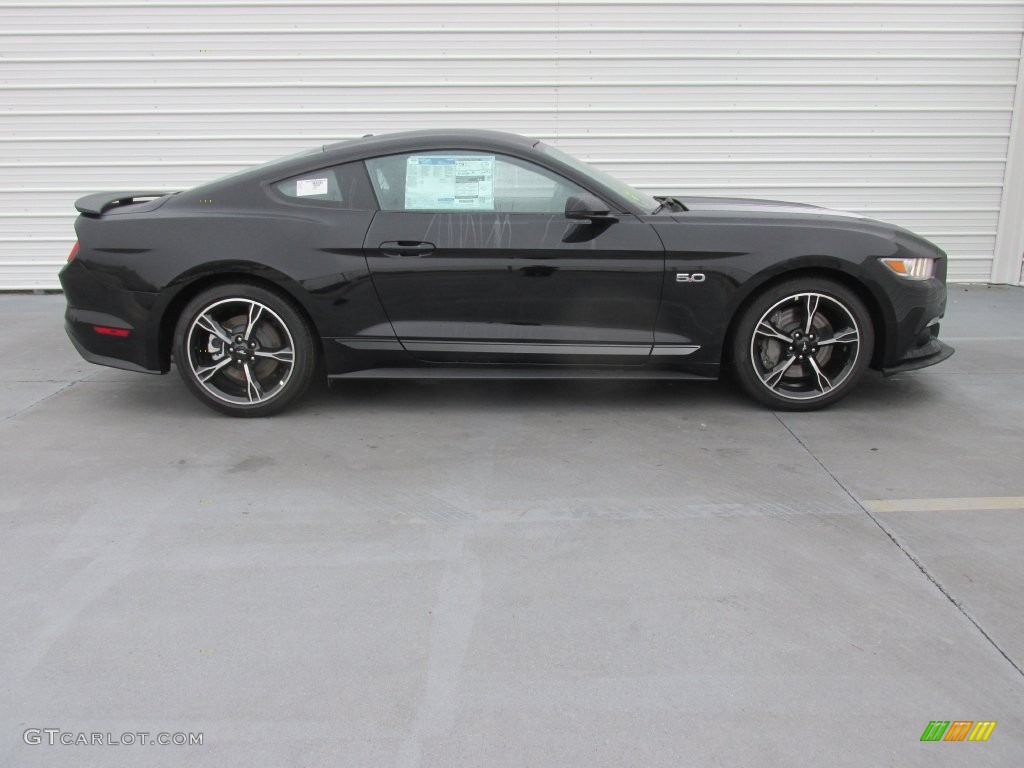 2016 Mustang GT/CS California Special Coupe - Shadow Black / California Special Ebony Black/Miko Suede photo #3