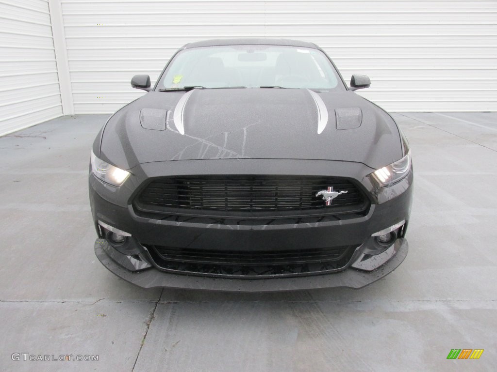 2016 Mustang GT/CS California Special Coupe - Shadow Black / California Special Ebony Black/Miko Suede photo #8