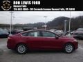 2016 Ruby Red Metallic Ford Fusion S  photo #1