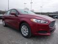 2016 Ruby Red Metallic Ford Fusion S  photo #9