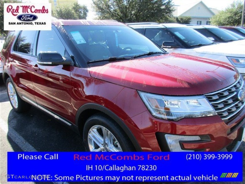 Ruby Red Metallic Tri-Coat Ford Explorer