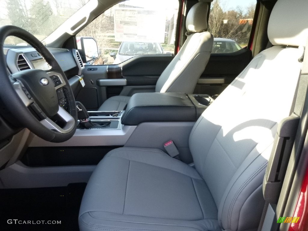 2016 F150 Lariat SuperCab 4x4 - Ruby Red / Medium Earth Gray photo #6
