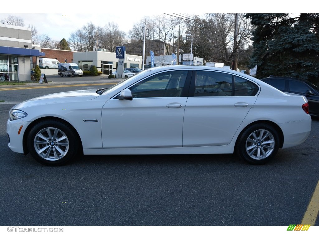 2016 5 Series 528i xDrive Sedan - Alpine White / Cinnamon Brown photo #5