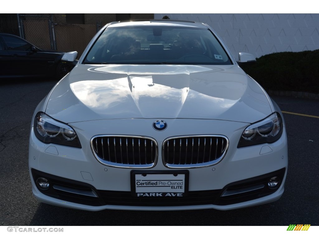 2016 5 Series 528i xDrive Sedan - Alpine White / Cinnamon Brown photo #7