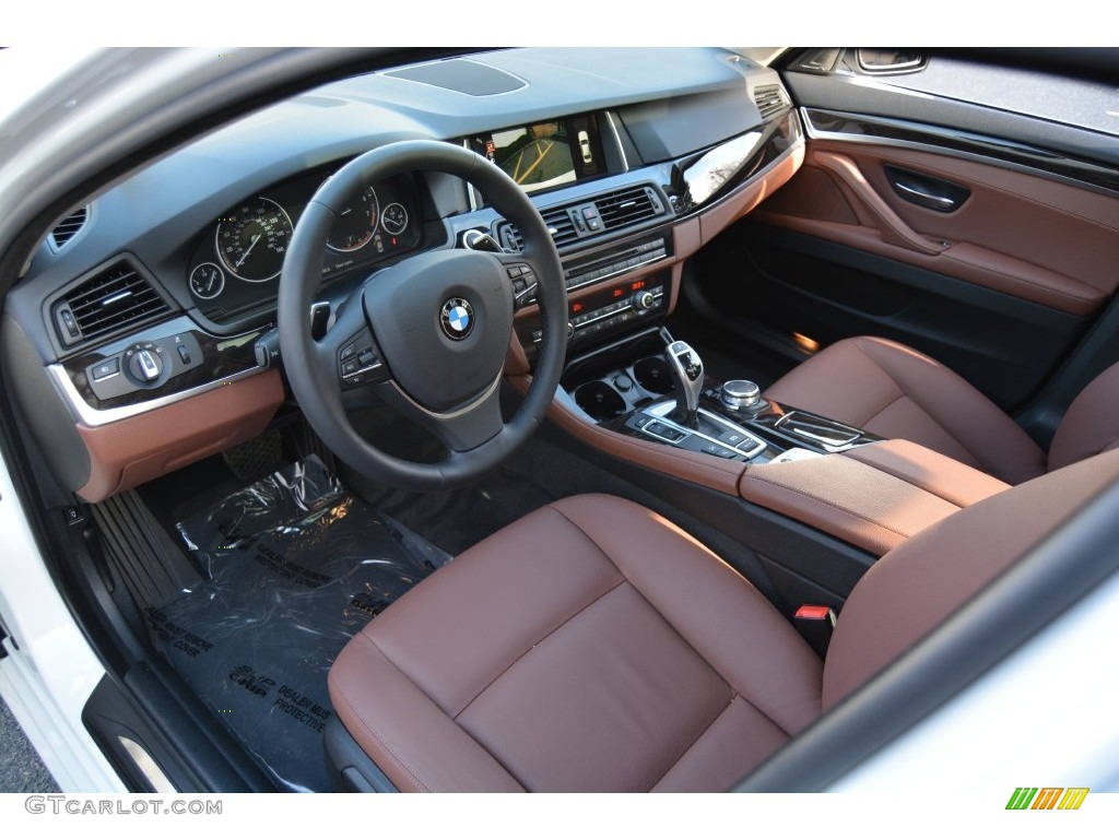 2016 5 Series 528i xDrive Sedan - Alpine White / Cinnamon Brown photo #11