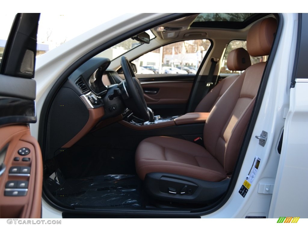 2016 5 Series 528i xDrive Sedan - Alpine White / Cinnamon Brown photo #12