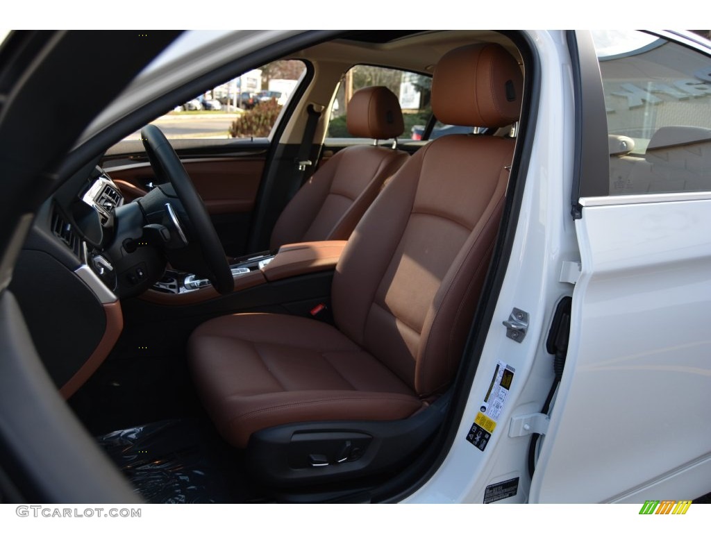 2016 5 Series 528i xDrive Sedan - Alpine White / Cinnamon Brown photo #13