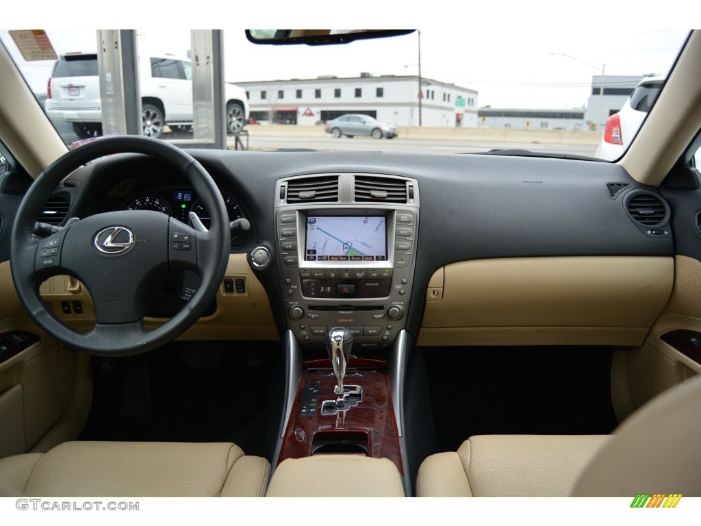 2008 IS 250 AWD - Starfire White Pearl / Cashmere Beige photo #13