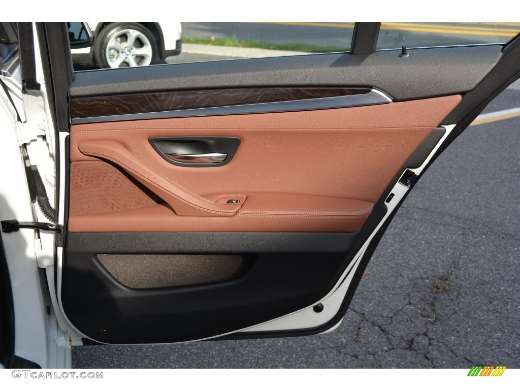 2016 5 Series 528i xDrive Sedan - Alpine White / Cinnamon Brown photo #24
