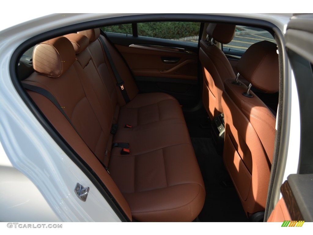 2016 5 Series 528i xDrive Sedan - Alpine White / Cinnamon Brown photo #25