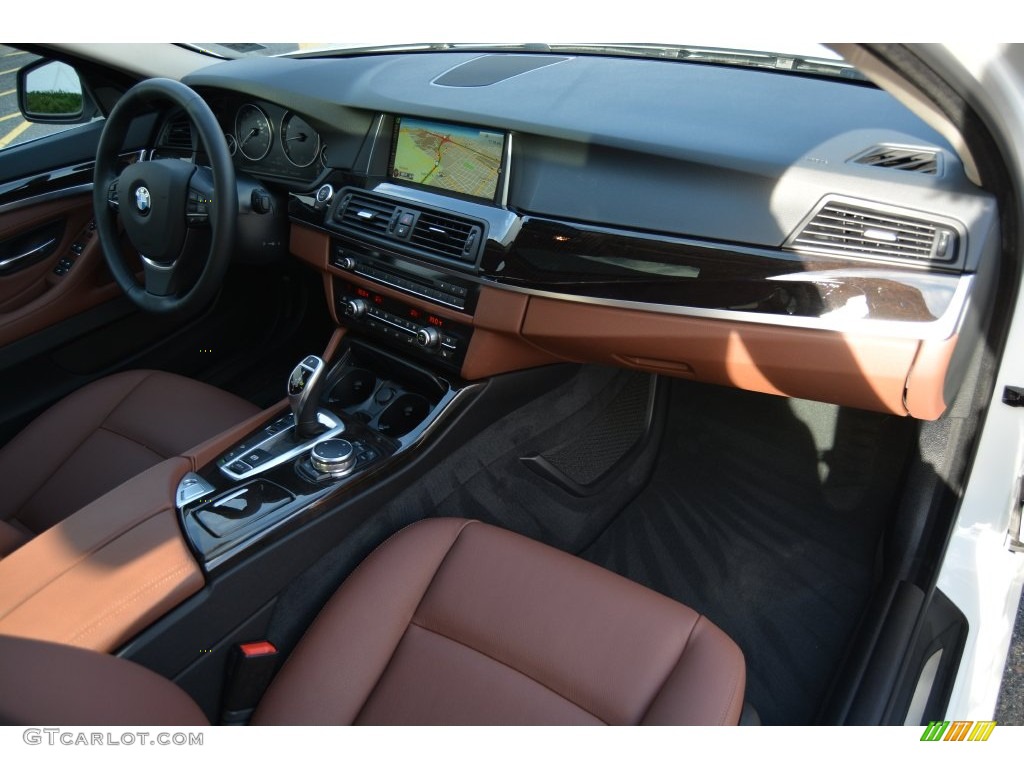 2016 5 Series 528i xDrive Sedan - Alpine White / Cinnamon Brown photo #27