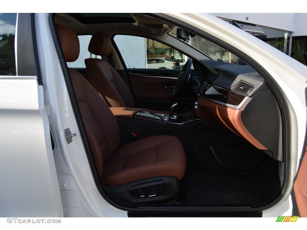 2016 5 Series 528i xDrive Sedan - Alpine White / Cinnamon Brown photo #28