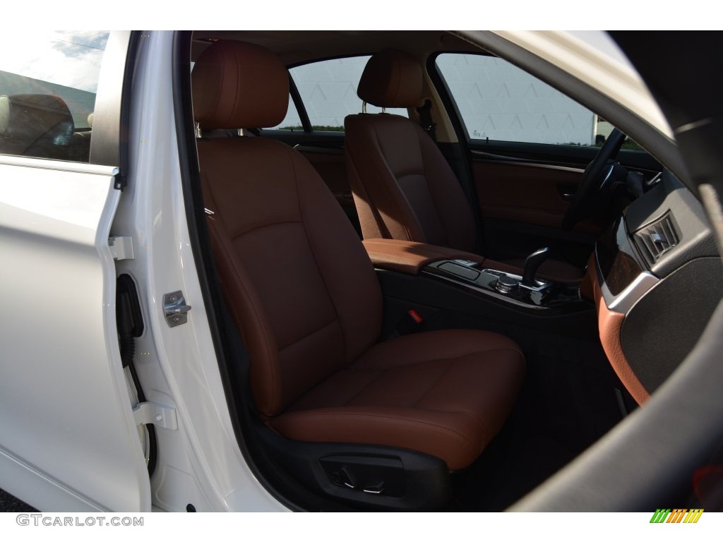 2016 5 Series 528i xDrive Sedan - Alpine White / Cinnamon Brown photo #29