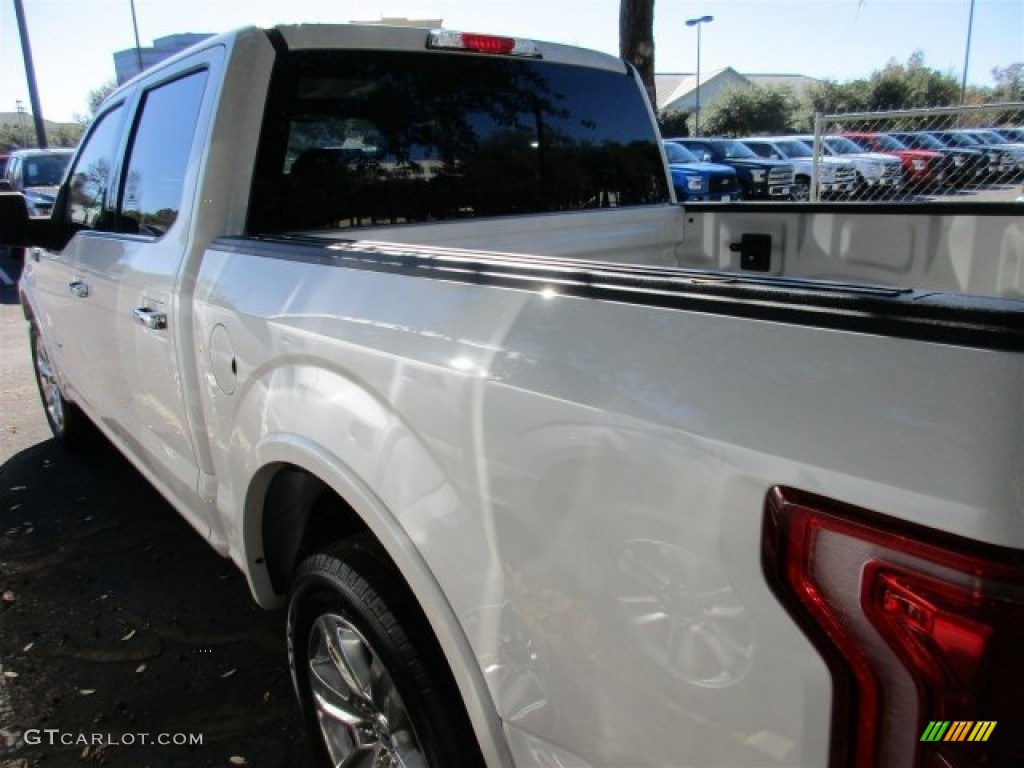 2016 F150 Platinum SuperCrew - White Platinum / Platinum Black photo #5