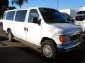 Oxford White 2006 Ford E Series Van E350 XLT 15 Passenger