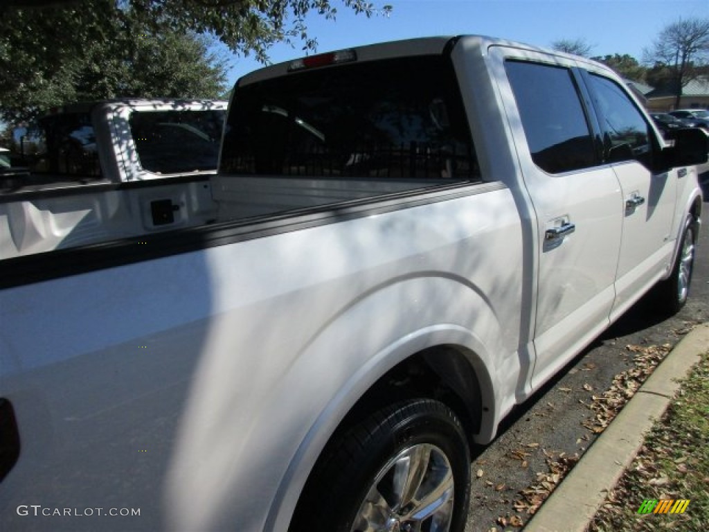 2016 F150 Platinum SuperCrew - White Platinum / Platinum Black photo #9