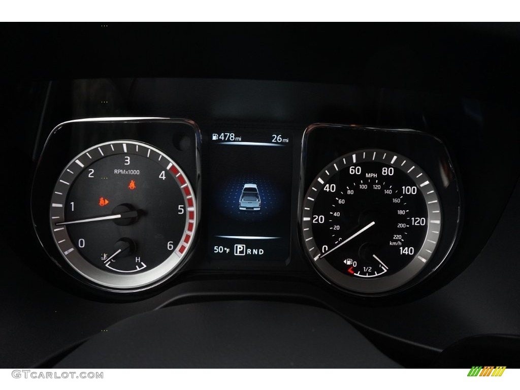 2016 Nissan TITAN XD Platinum Reserve Crew Cab Gauges Photo #109959848