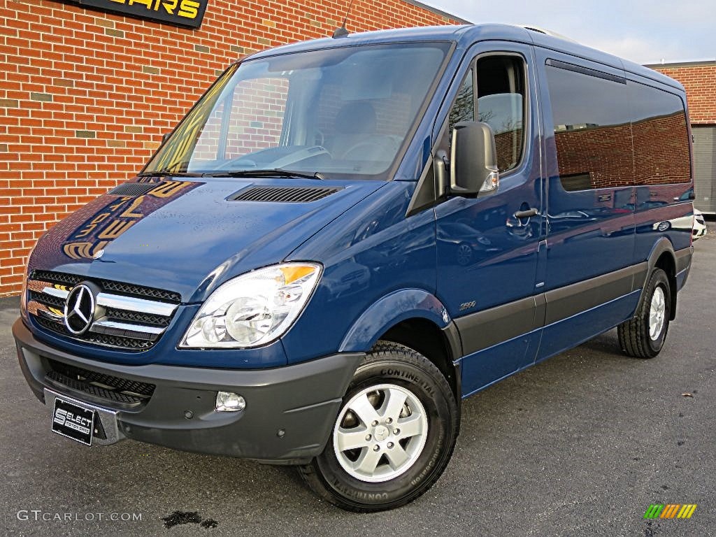 2011 Sprinter 2500 Passenger Van - Jasper Blue Metallic / Black photo #1