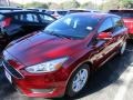 2016 Ruby Red Ford Focus SE Sedan  photo #2