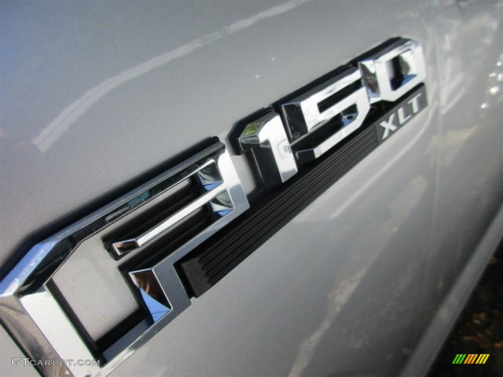 2016 F150 XLT SuperCrew - Ingot Silver / Medium Earth Gray photo #3